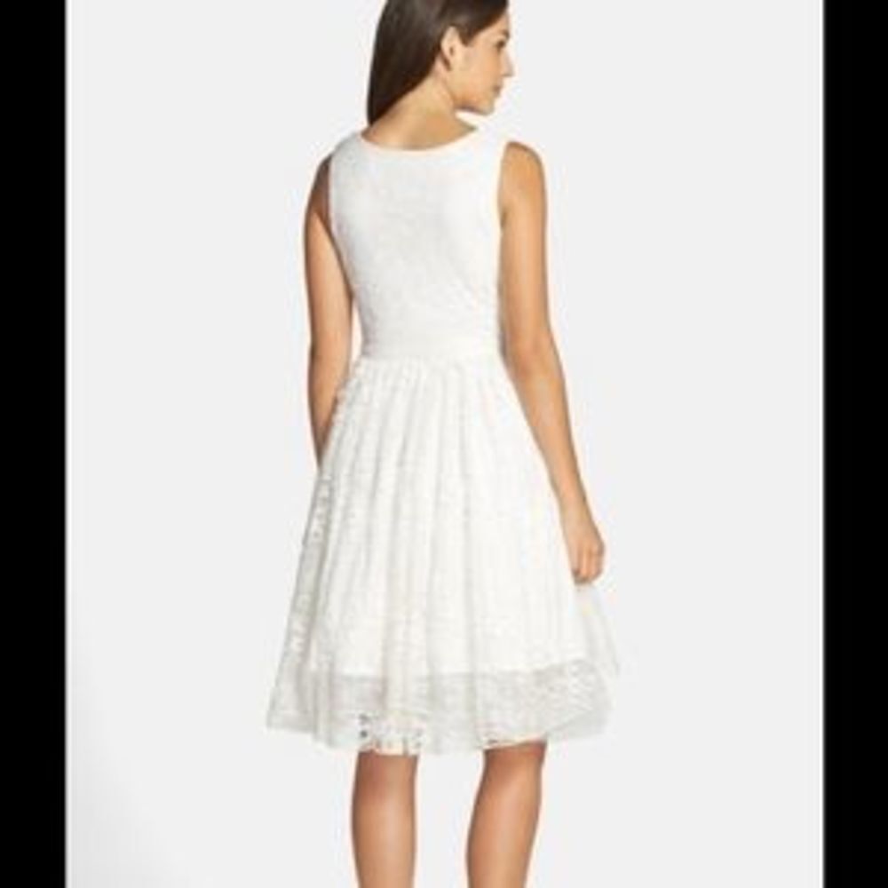Eva Franco Keridan Dress in Ivory Knee Length - Picture 2 of 4